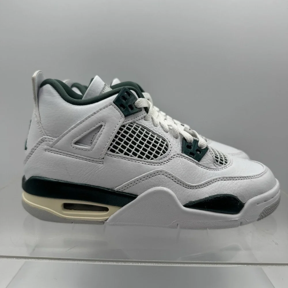 Brand New Nike Air Jordan IV 4 Retro Oxidized Green B-GRADE FQ8213-103 Size 4.5Y